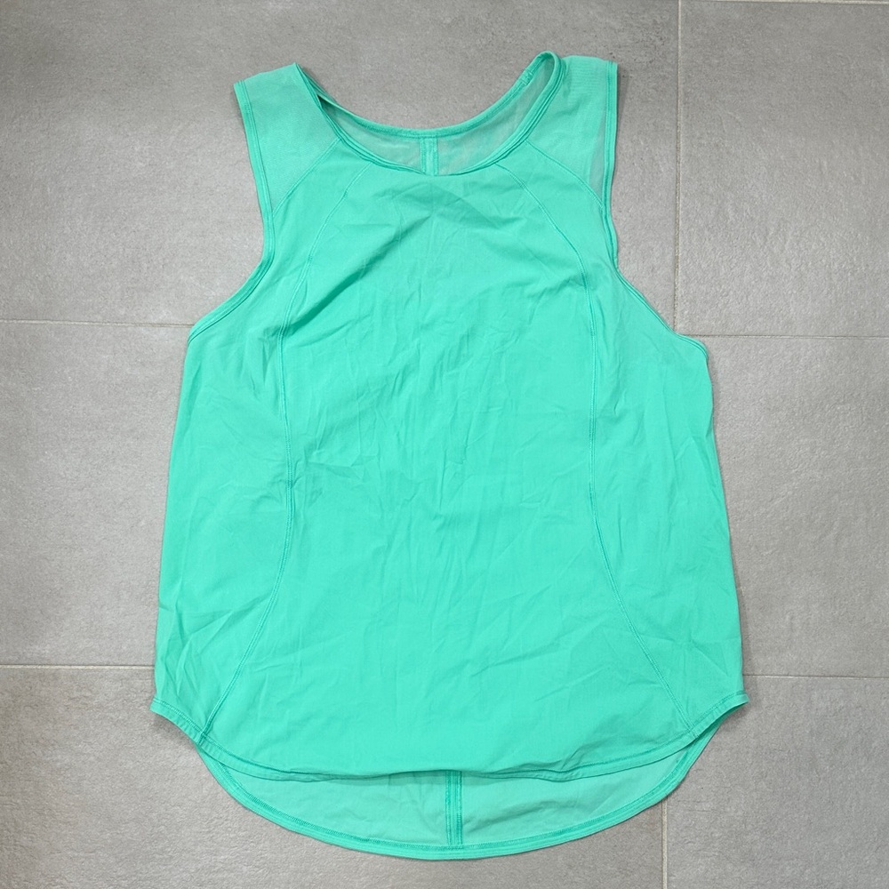 Women's Sleeveless Aqua Top